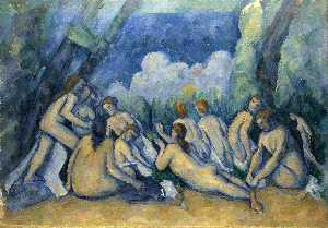 Paul Cezanne - The Large Bathers - (buy oil painting reproductions)