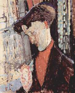 Amedeo Modigliani - Portrait of Frank Haviland Burty