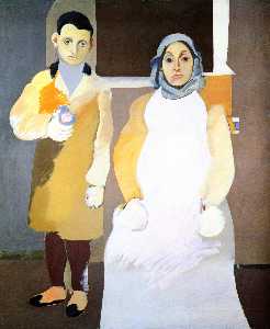 Arshile Gorky - The Artist with His Mother