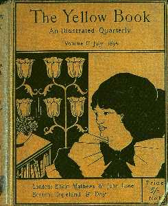 Aubrey Vincent Beardsley - The cover of The Yellow Book