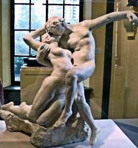 François Auguste René Rodin - The Eternal Spring Kiss