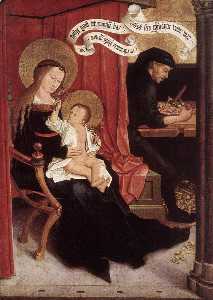 Bernhard Strigel - Mary and Joseph with Jesus
