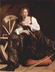 Caravaggio (Michelangelo Merisi) - Saint Catherine of Alexandria