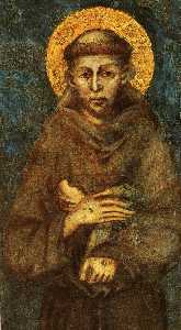 Cimabue - Saint Francis of Assisi (detail)
