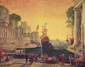 Claude Lorrain (Claude Gellée) - Ulysses Returning Chryseis to her Father