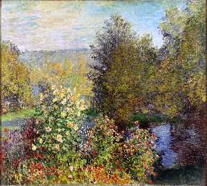Claude Monet - A Corner of the Garden at Montgeron