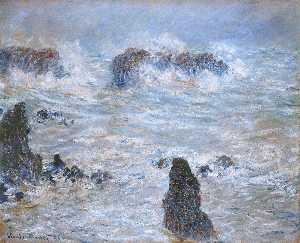 Claude Monet - Storm, off the Coast of Belle-Ile