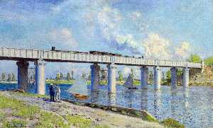 Claude Monet - Railway Bridge at Argenteuil