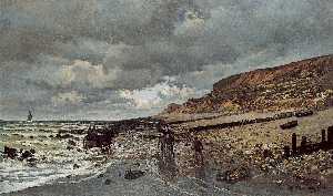 Claude Monet - The Headland of the Heve at Low Tide