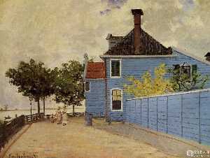 Claude Monet - The Blue House at Zaandam