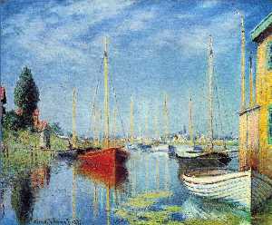 Claude Monet - Argenteuil. Yachts 02