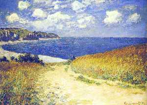 Claude Monet - Alley near Pourville