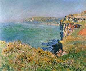 Claude Monet - Cliff at Grainval