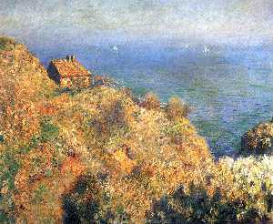 Claude Monet - Fisherman-s House at Varengeville