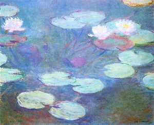 Claude Monet - Water Lilies, Pink