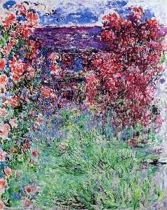Claude Monet - The House among the Roses