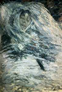 Claude Monet - Camille Monet On Her Deathbed - (buy famous paintings)