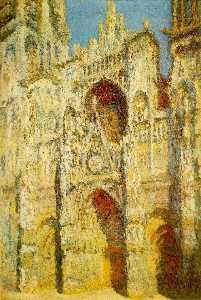 Claude Monet - Rouen Cathedral, The Gate and The Tower