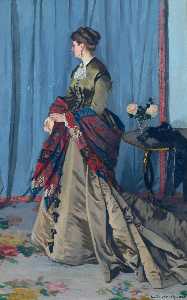 Claude Monet - Portrait of Madame Gaudibert