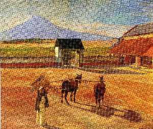 Diego Rivera - La Era (The Threshing Floor) 1904 (oil on canvas)