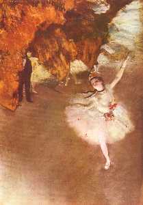 Edgar Degas - The Star (Dancer on Stage)
