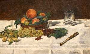 Edouard Manet - Still Life: Fruits on a Table
