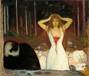 Edvard Munch - Ashes - (buy paintings reproductions)