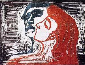 Edvard Munch - Man and Woman I