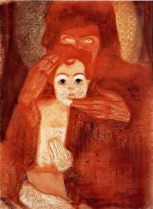 Egon Schiele - Mother and Child (Madonna)
