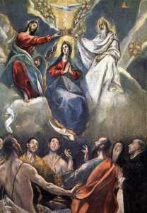El Greco (Doménikos Theotokopoulos) - Coronation of the Virgin