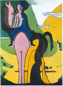 Ernst Ludwig Kirchner - Female Rider