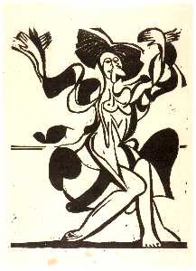 Ernst Ludwig Kirchner - Dancing Mary Wigman