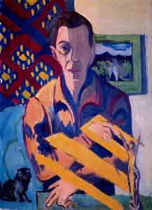 Ernst Ludwig Kirchner - Self-Portrait