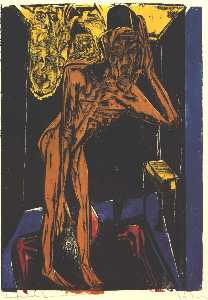 Ernst Ludwig Kirchner - Schlemihls in the Loneliness of the Room
