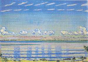 Ferdinand Hodler - Rhythmic landscape on Lake Geneva
