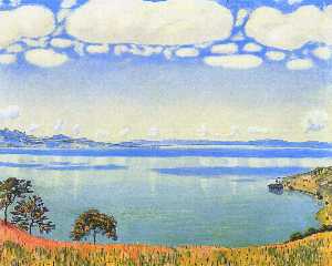 Ferdinand Hodler - View of Lake Leman from Chexbres