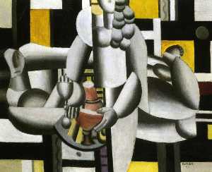 Fernand Leger - Two Women and still life 1st state