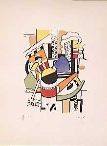 Fernand Leger - The tug in the city