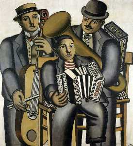 Fernand Leger - Three musicians