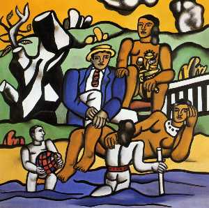 Fernand Leger - The outing in the country