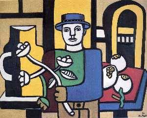 Fernand Leger - The man in the blue hat