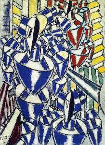 Fernand Leger - The Exit of the Russian Ballet