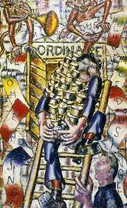 Fernand Leger - The proof that the Man descent monkey