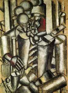 Fernand Leger - Soldier with a pipe
