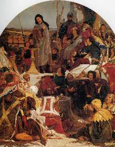 Ford Madox Brown - Chaucer at the Court of Edward III