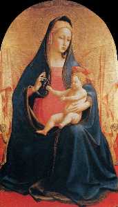 Fra Angelico - Madonna and Child of the Grapes