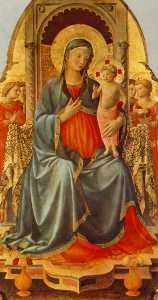 Fra Angelico - Madonna with the Child and Angels
