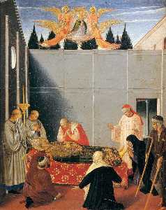 Fra Angelico - The Story of St Nicholas: The Death of the Saint