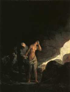 Francisco De Goya - Brigand Stripping a Woman