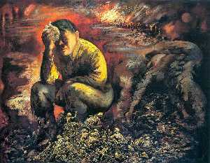 George Grosz - Cain or Hitler in Hell